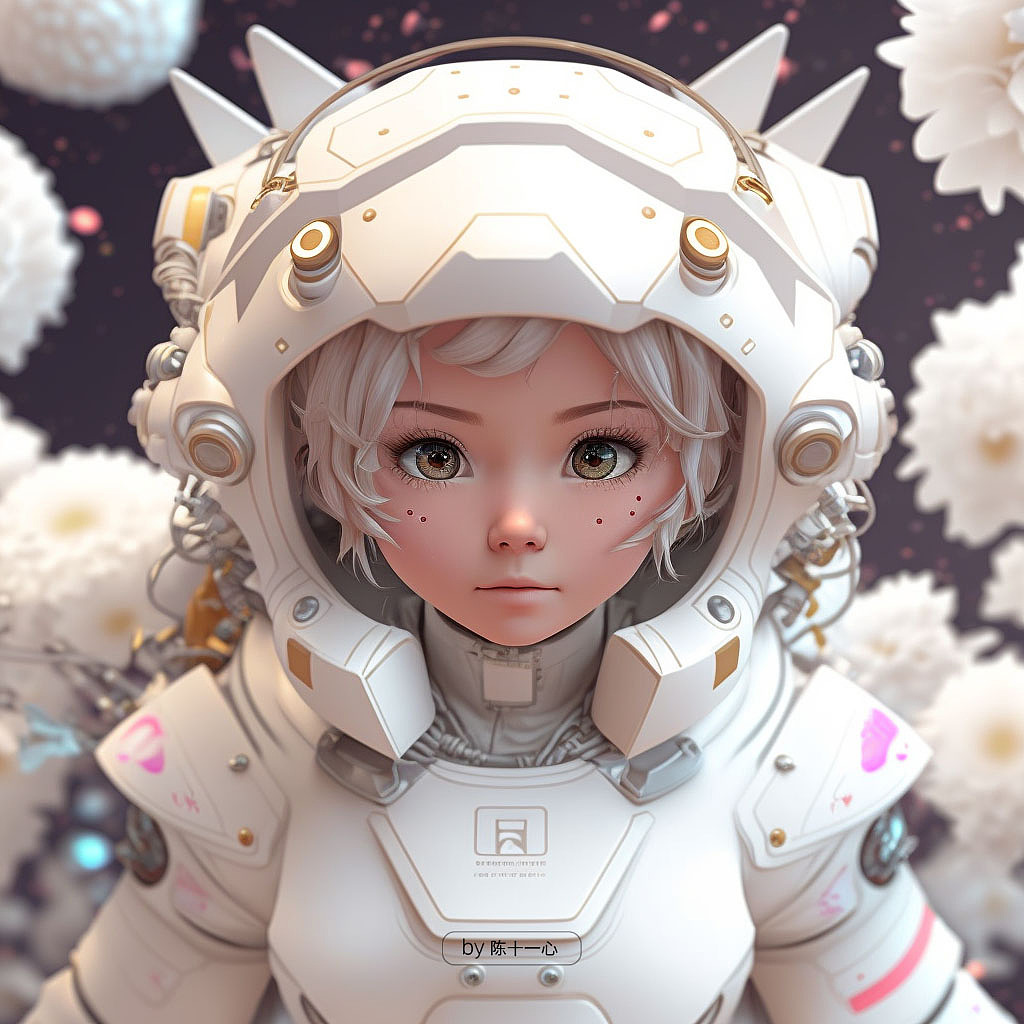 【Midjourney】机甲甜姬（图ZMzI3ODg5MTMy） - AI作品 - 站酷设计师陈十一心SD原创素材 - 站酷ZCOOL