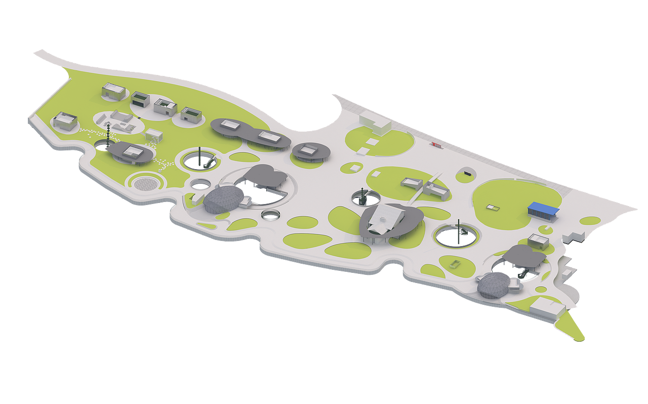 商業(yè)建筑效果圖渲染 / 垂直動線圖 / 爆炸圖（圖ZMzIxMDcxOTEy） - 宣傳物料 - 站酷設(shè)計師encana原創(chuàng)素材 - 站酷ZCOOL