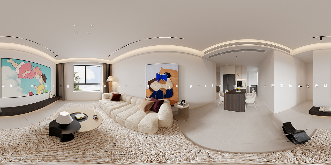 现代简约客餐厅