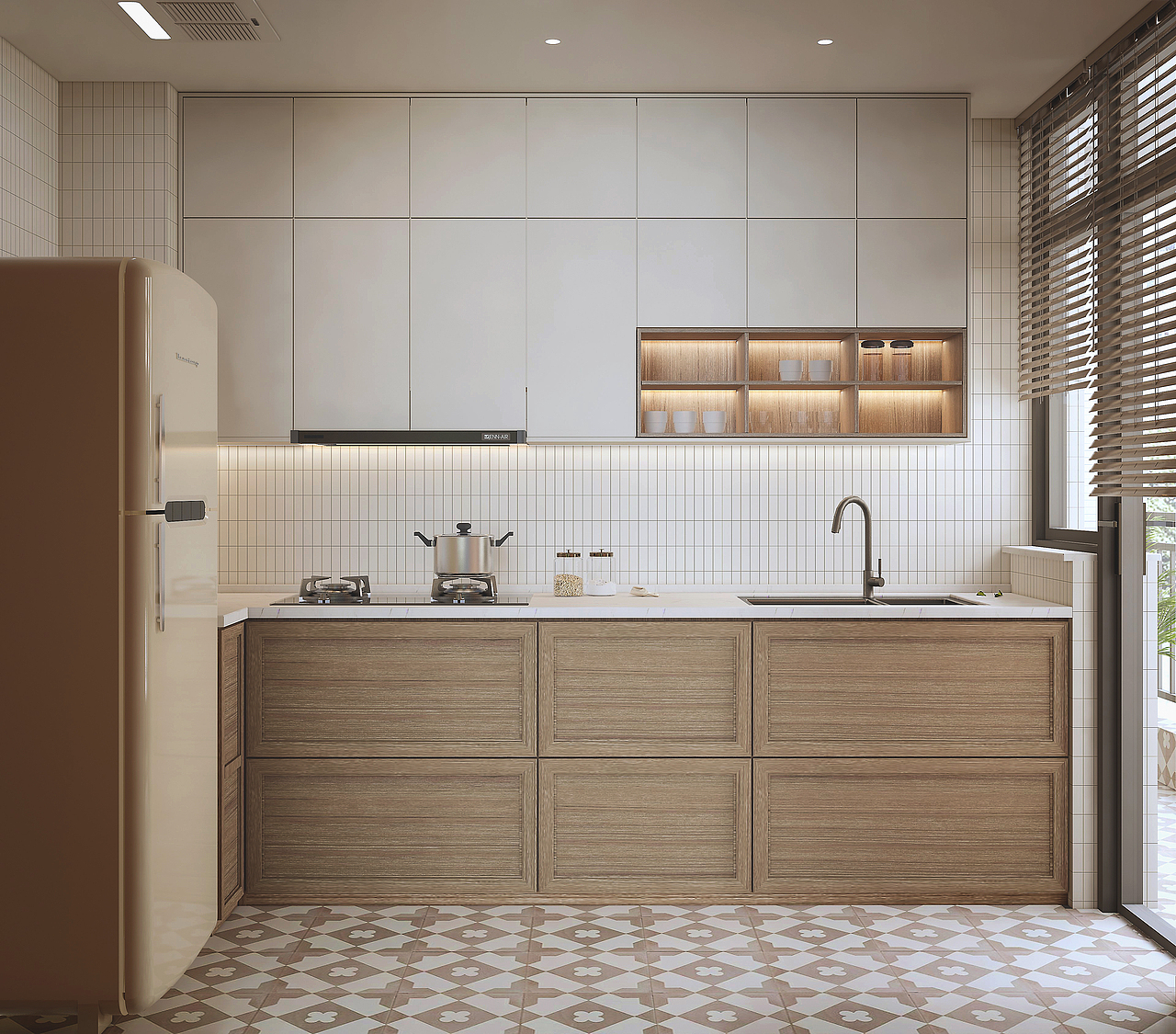 焦糖系的神仙一人居,我的梦中情房