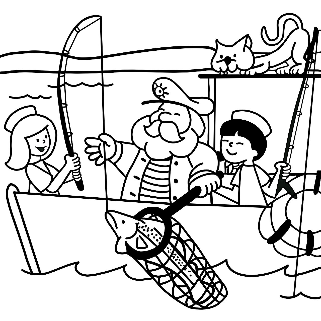 线描-Lil and Don（图ZMzAxNDkzMTE2） - 儿童插画 - 站酷设计师碗跑跑原创素材 - 站酷ZCOOL