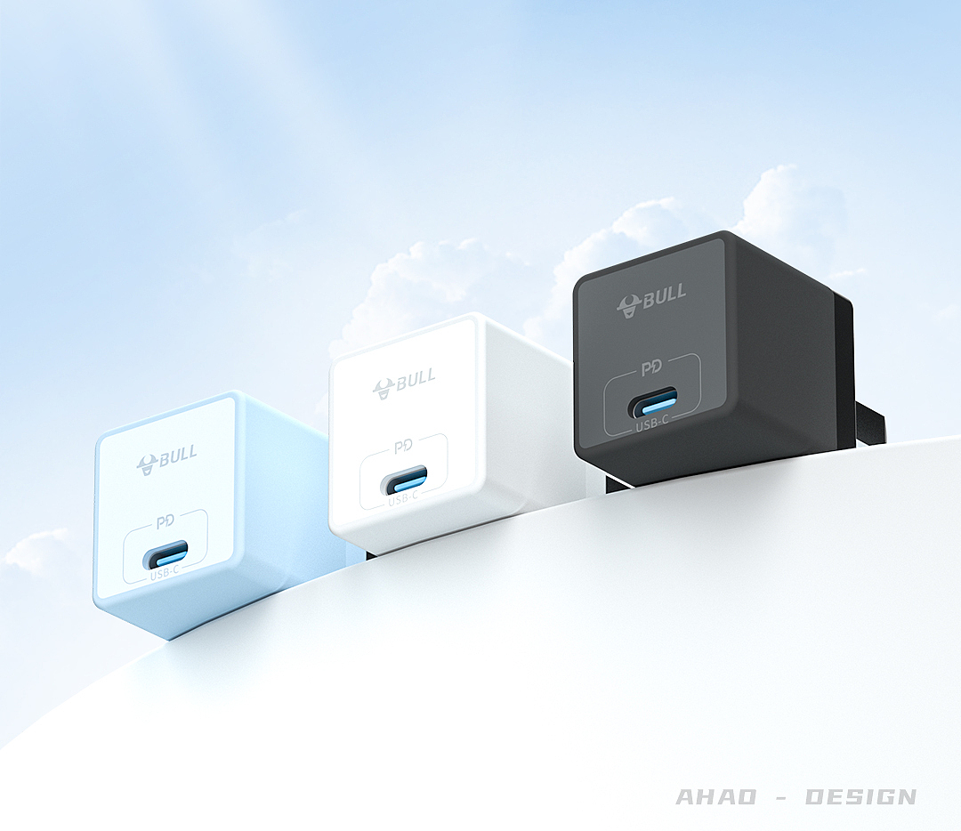 公牛 | 充电头主图建模渲染（图ZMzYzNTkxMTY4） - 电子产品 - 站酷设计师AHAO创意原创素材 - 站酷ZCOOL