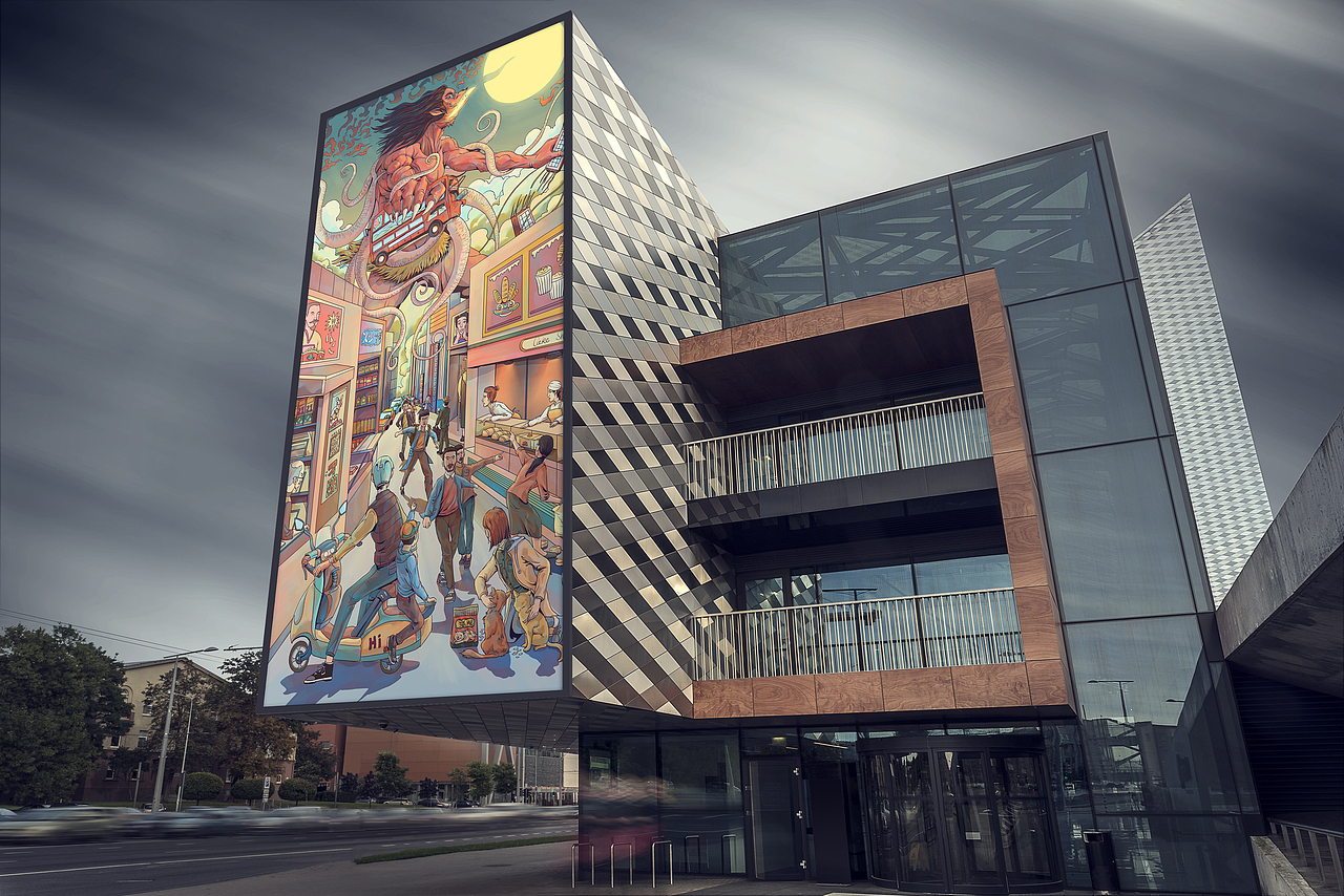 独立日—天狗（图ZMzM2Mjg4Mzgw） - 概念设定 - 站酷设计师行水娃原创素材 - 站酷ZCOOL