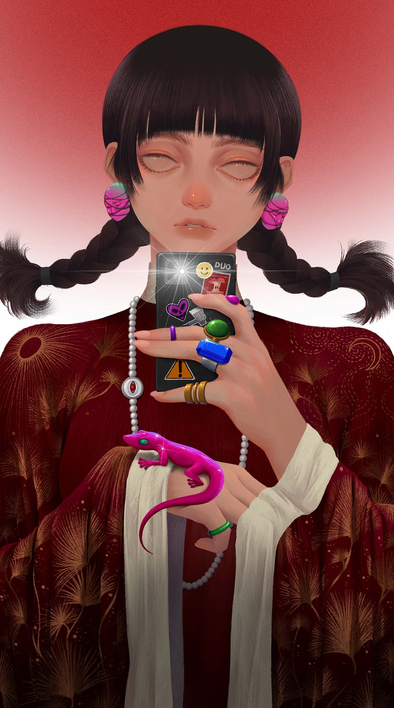 珠光（圖ZMzM5MDM2MTE2） - 藝術(shù)插畫 - 站酷設(shè)計師幾朵JIDUO原創(chuàng)素材 - 站酷ZCOOL