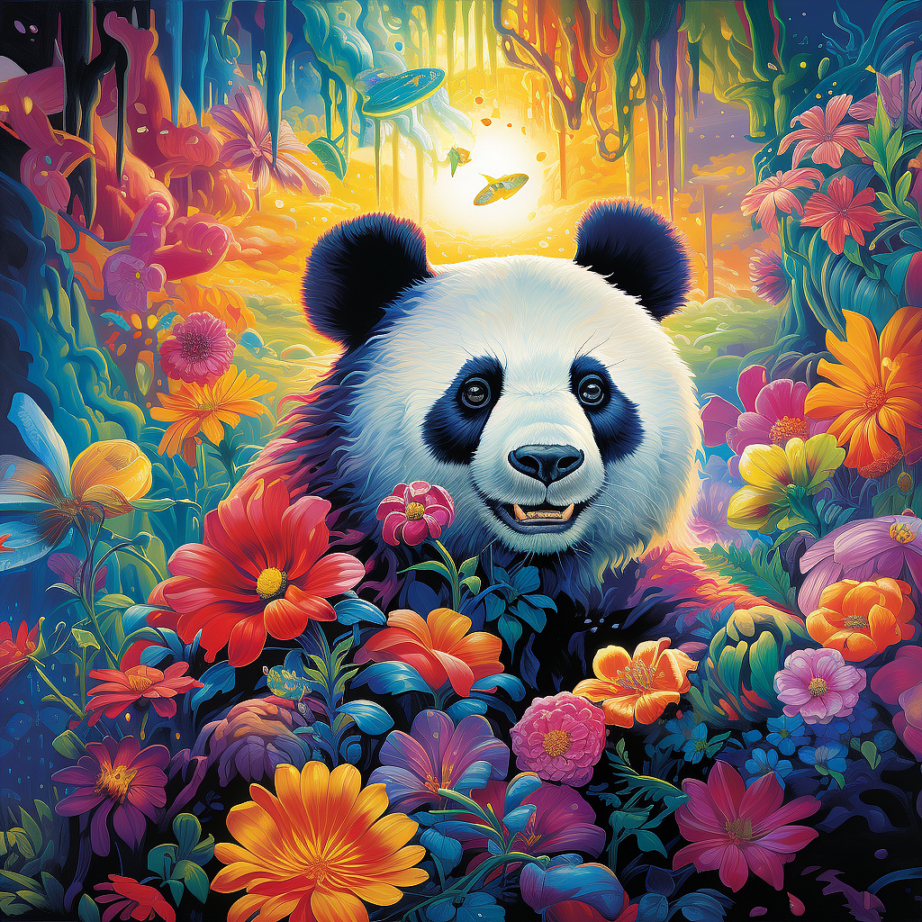 七彩熊貓（圖ZMzUyNzkwNjEy） - 圖案 - 站酷設(shè)計(jì)師創(chuàng)美客神秘島原創(chuàng)素材 - 站酷ZCOOL