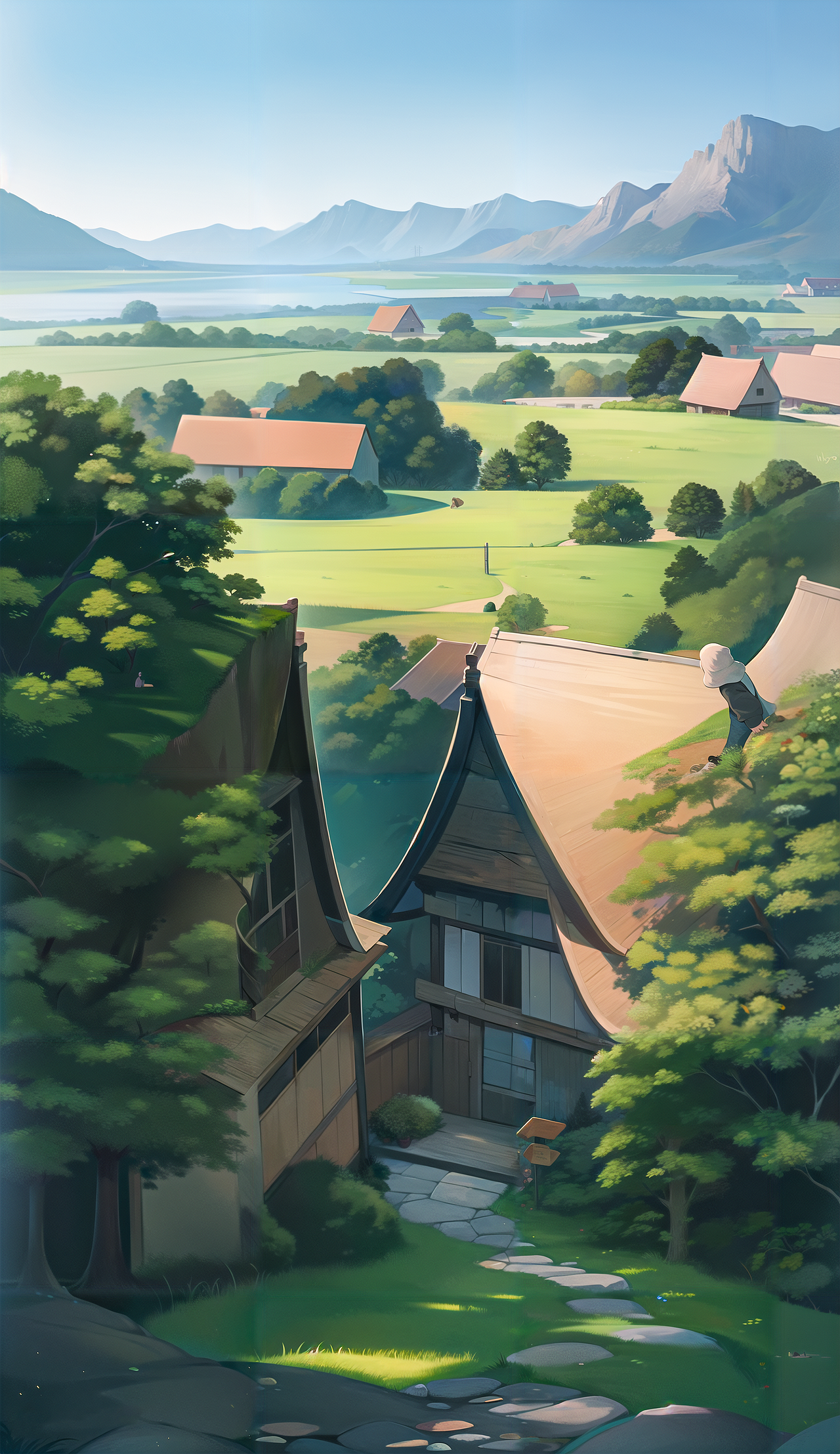 手绘厚涂风景作品分享（图ZMzUzMTM4MTQw） - 创作习作 - 站酷设计师菜狗一只原创素材 - 站酷ZCOOL