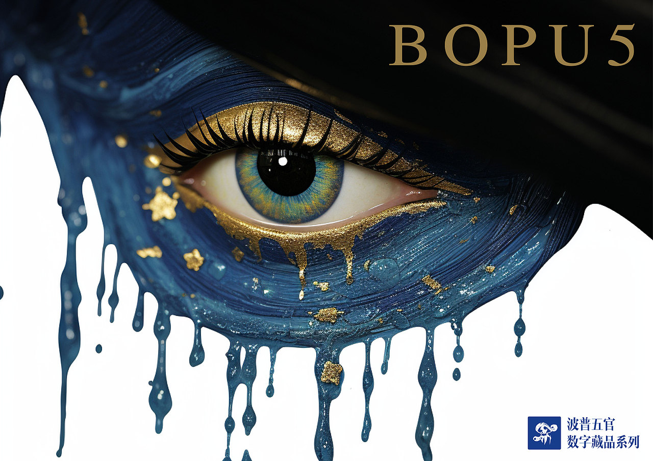 波普五官 数字藏品 NFT 元宇宙 宣传海报
