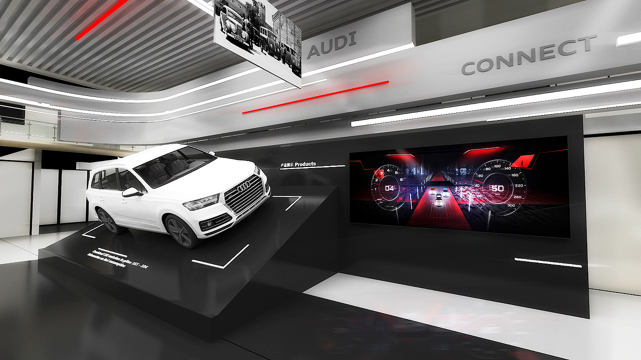 红旗奥迪学校展厅（图ZMzAzMjkxMjY4） - 建筑/空间 - 站酷设计师99Guran原创素材 - 站酷ZCOOL