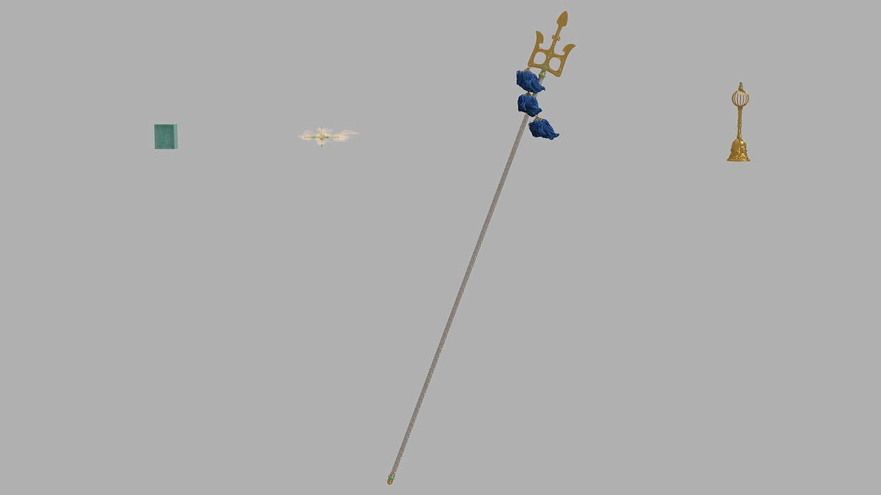 永乐宫壁画·天蓬元帅手持道具模型制作（图ZMzM5NjYwOTc2） - 动画/影视 - 站酷设计师米拳拳原创素材 - 站酷ZCOOL