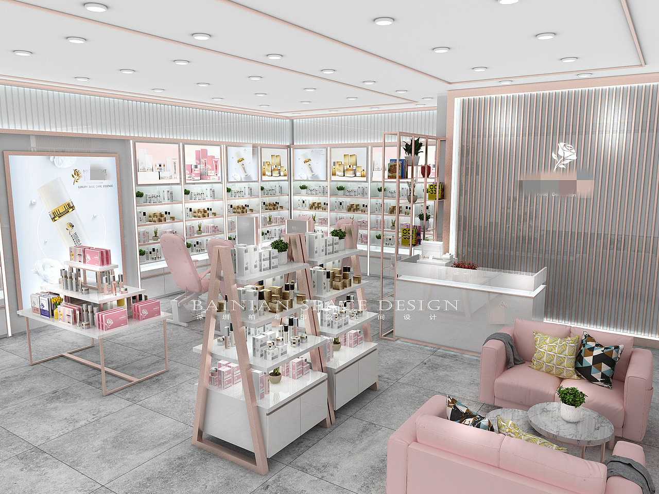 贵州美肤馆设计_贵阳美肤店设计|专业美业空间设计公司（图ZMzAzMDAwMzcy） - 商业空间设计 - 站酷设计师柏年医美装修设计原创素材 - 站酷ZCOOL