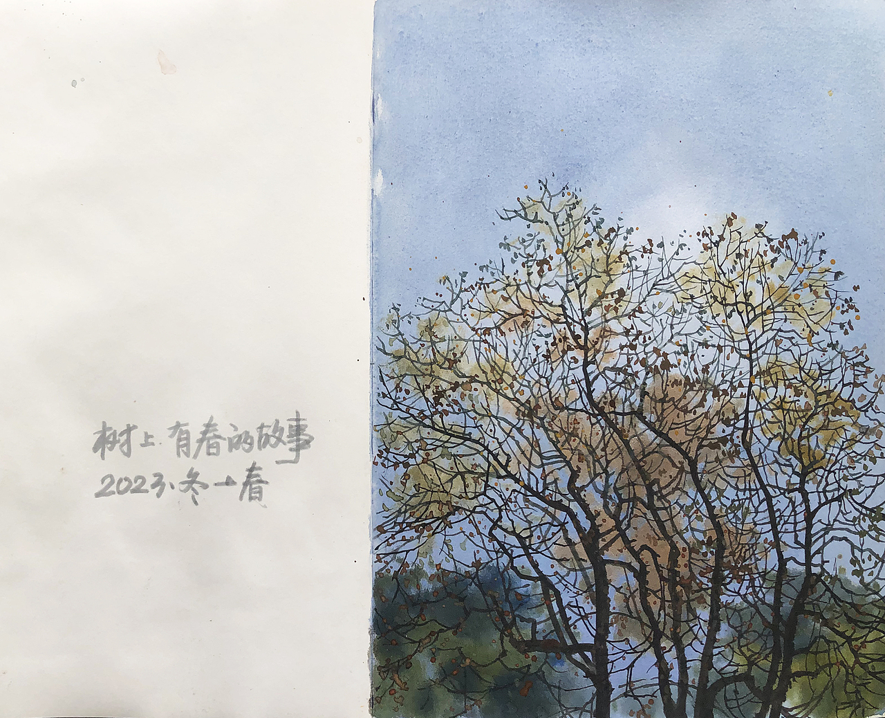 202301 水彩的正月时光