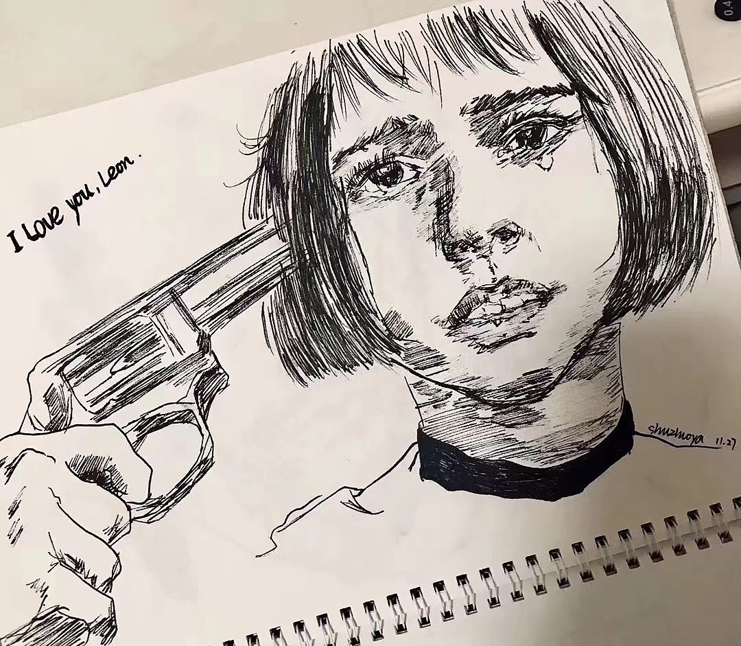 这个杀手不太冷（图ZMzIxMDQ0ODA0） - 艺术插画 - 站酷设计师娅子er原创素材 - 站酷ZCOOL