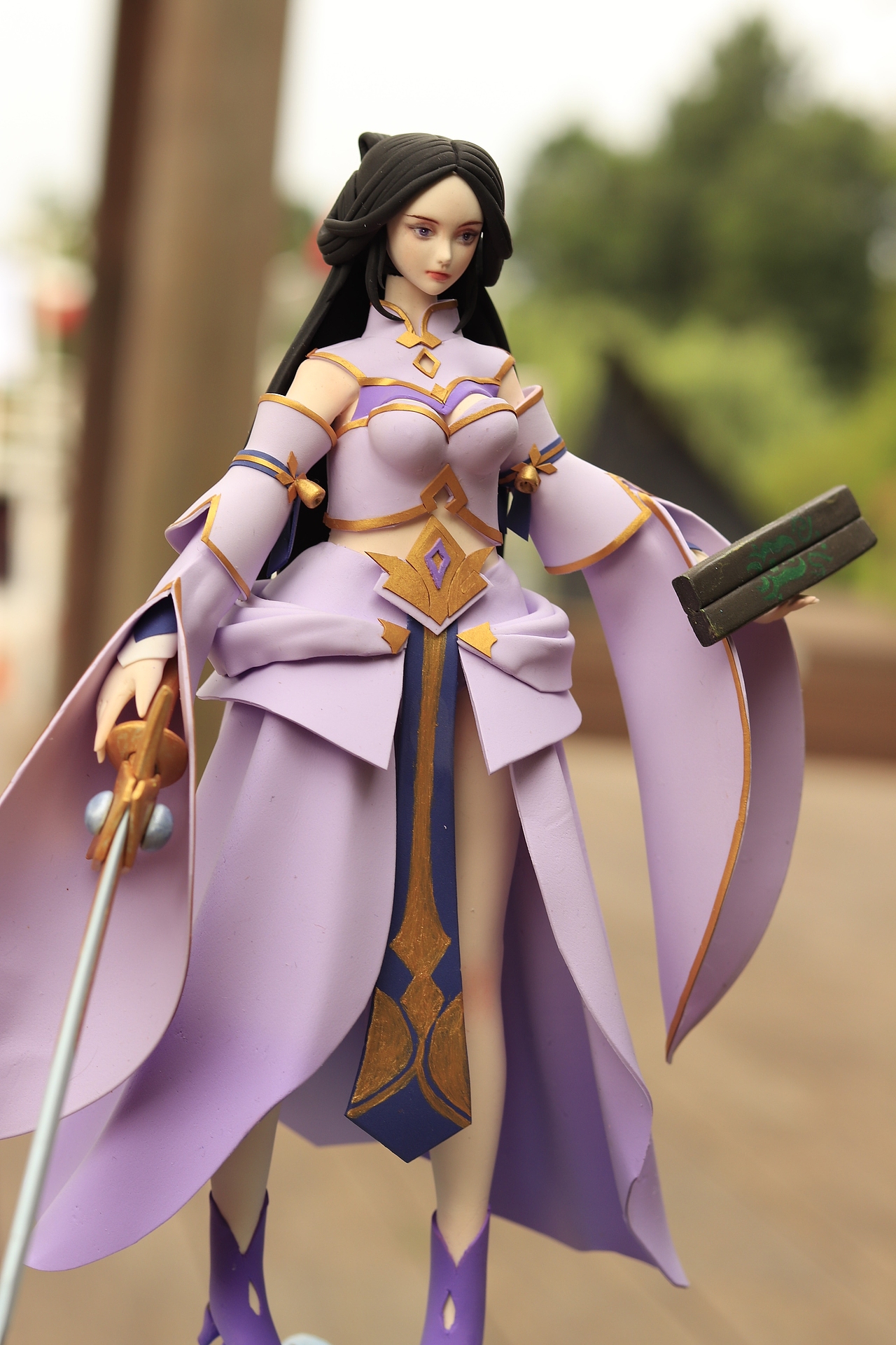 超轻粘土自制手办 紫霞仙子（王者荣耀露娜）