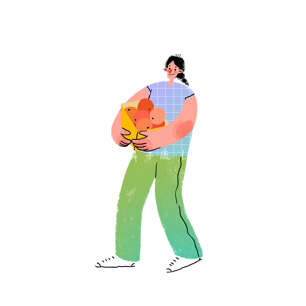 插畫丨一些可愛的人們（圖ZMjk5Mjg0MzA4） - 創(chuàng)作習(xí)作 - 站酷設(shè)計師曬太陽的鹿咂原創(chuàng)素材 - 站酷ZCOOL