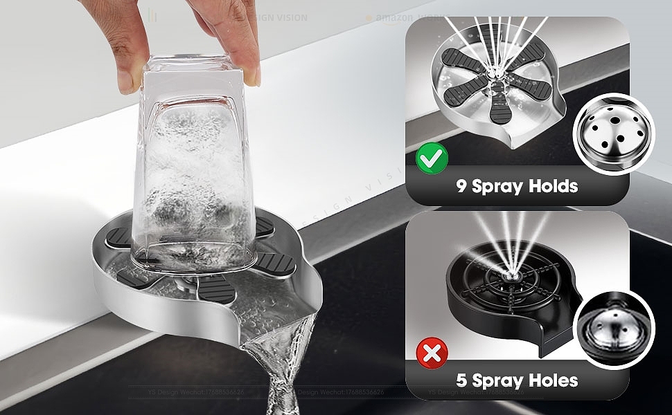 亚马逊洗杯器主副图A+图片设计