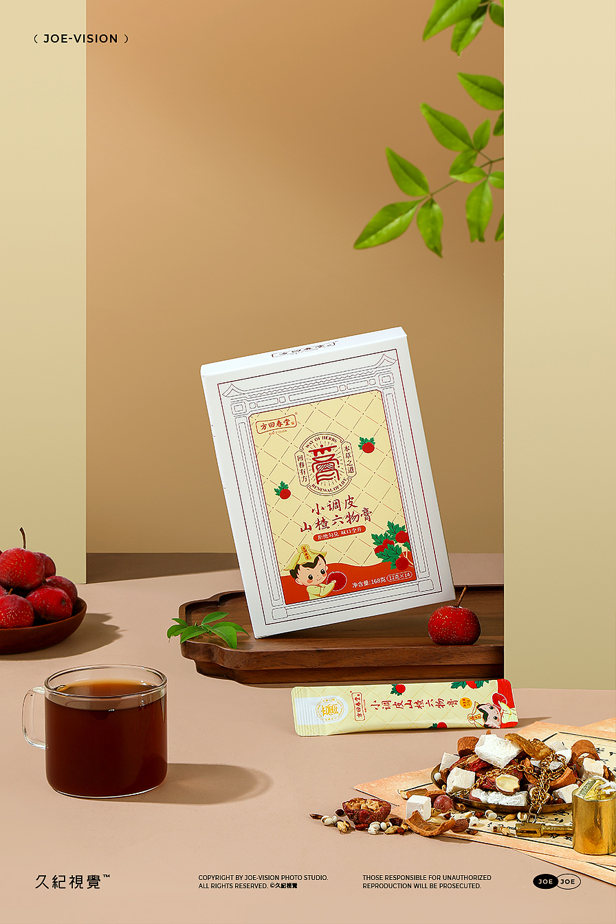 保健品摄影『山楂膏｜百合茯苓助睡眠茶』X JOE VISION（图ZMzAzMjc5MDg0） - 美食摄影 - 站酷设计师南京久纪视觉摄影原创素材 - 站酷ZCOOL