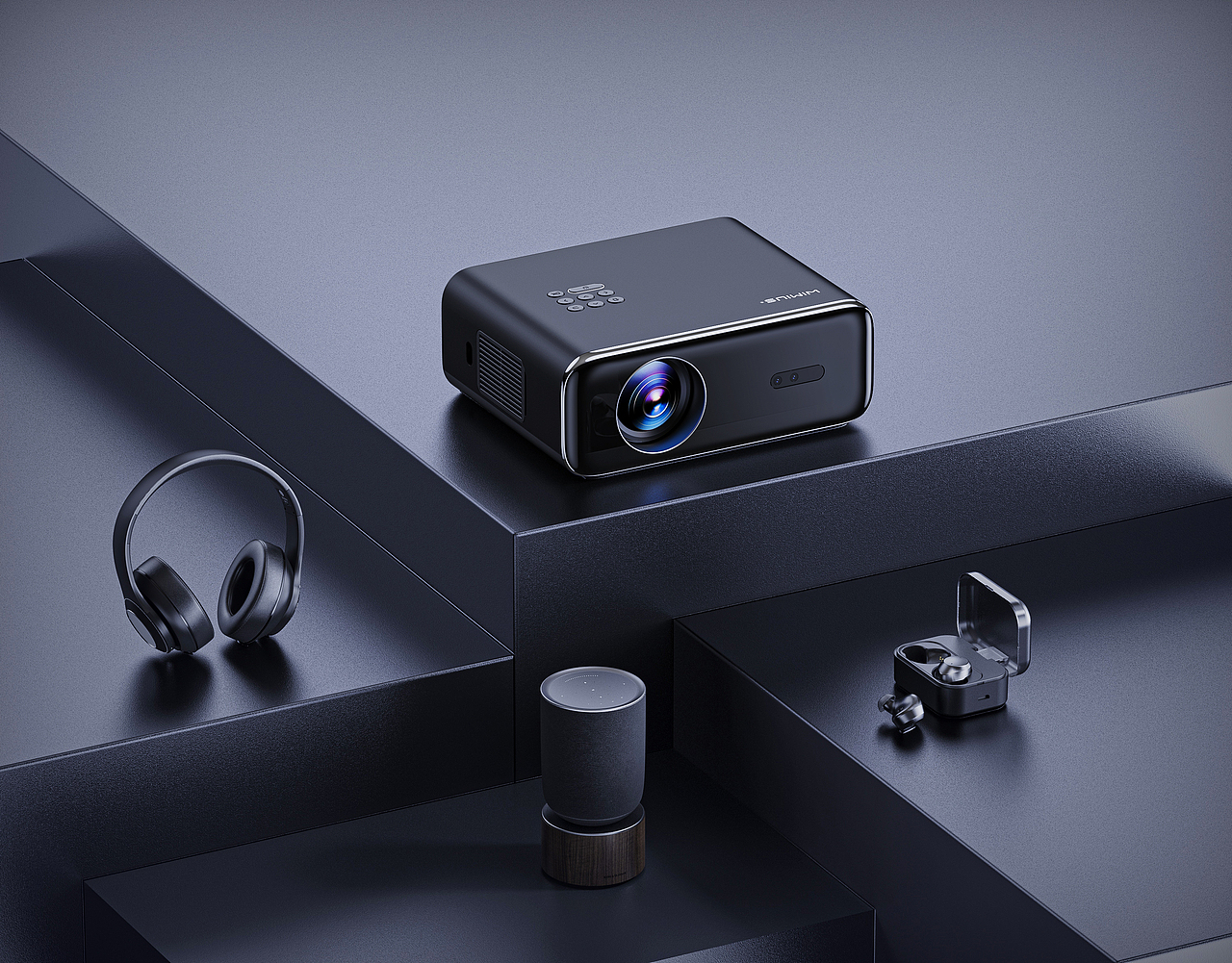 投影仪/吸尘器/移动电源渲染