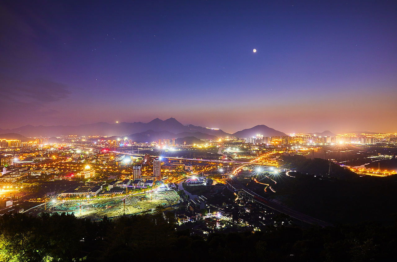 傍晚日落后的日转夜延时摄影（图ZMjk5OTkwOTY0） - 栏目片头 - 站酷设计师禹之66原创素材 - 站酷ZCOOL