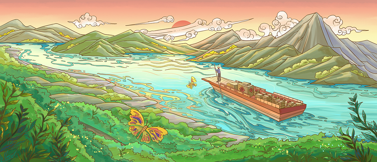 行水娃—2023年度插画总结（图ZMzYxMzA0Njgw） - 商业插画 - 站酷设计师行水娃原创素材 - 站酷ZCOOL