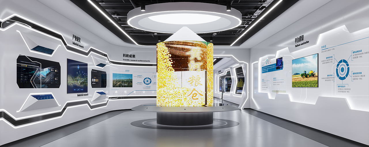 云森视觉【现代展厅空间】（图ZMzU2Mzk5Mjcy） - 商业空间设计 - 站酷设计师云森视觉效果图原创素材 - 站酷ZCOOL