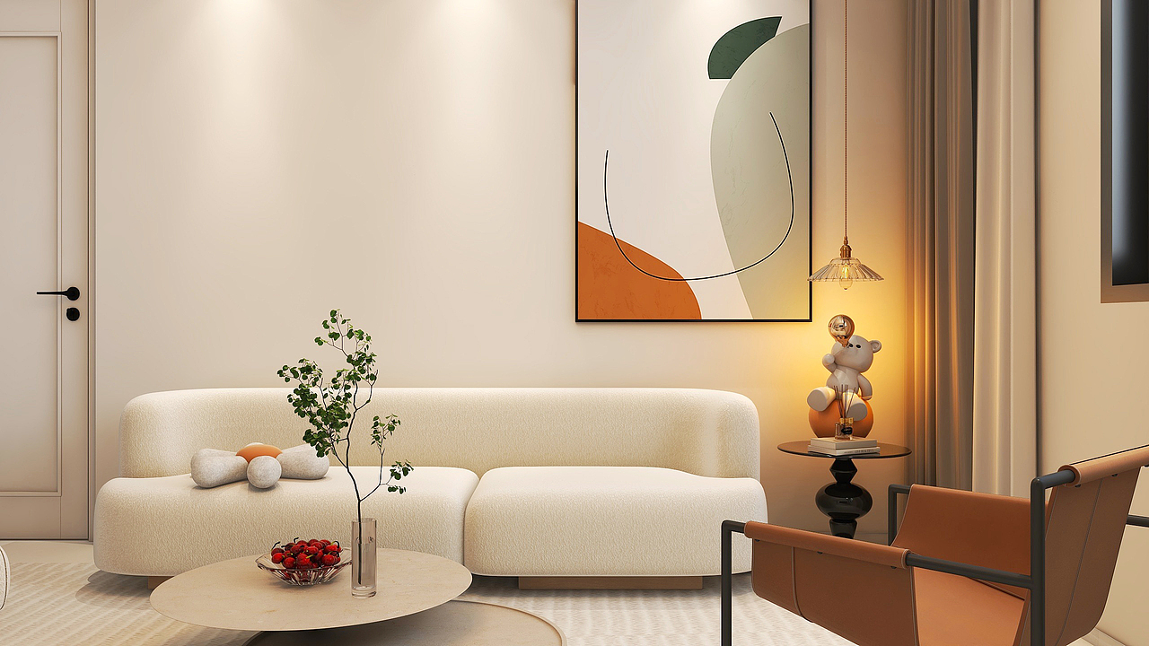 蓝城诚园现代简约101㎡3室