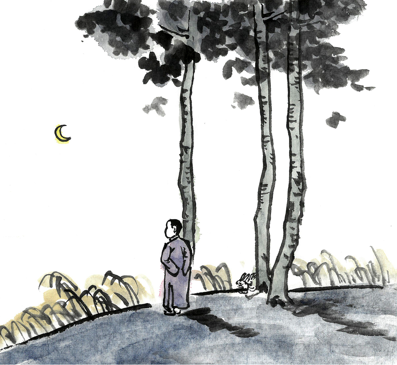 学画丰子恺（图ZMzUyNDY2MDIw） - 绘本 - 站酷设计师牧云书舍原创素材 - 站酷ZCOOL