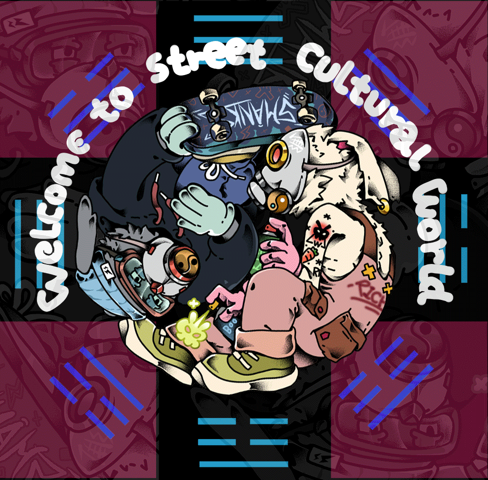 滑板日誌(图ZMzQwNTM0MTQ0) - 新锐潮流插画 - 站酷设计师無了了三爷原创素材 - 站酷ZCOOL