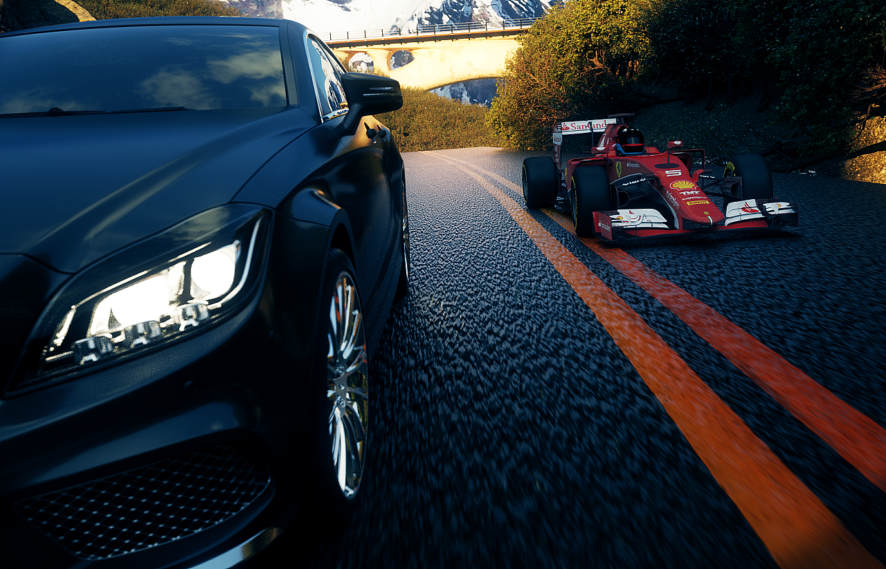 汽车产品广告CG动画