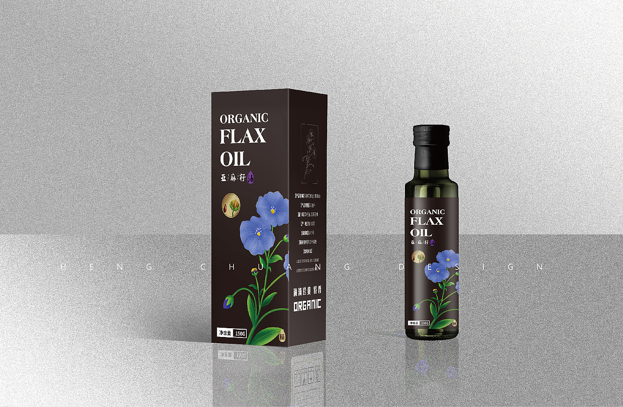亚麻籽油包装设计