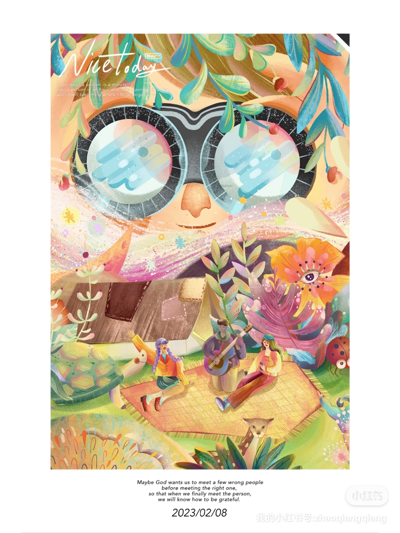 春天一起去露营吧（图ZMzI5ODEzNjI0） - 商业插画 - 站酷设计师黄永懿YoYi原创素材 - 站酷ZCOOL