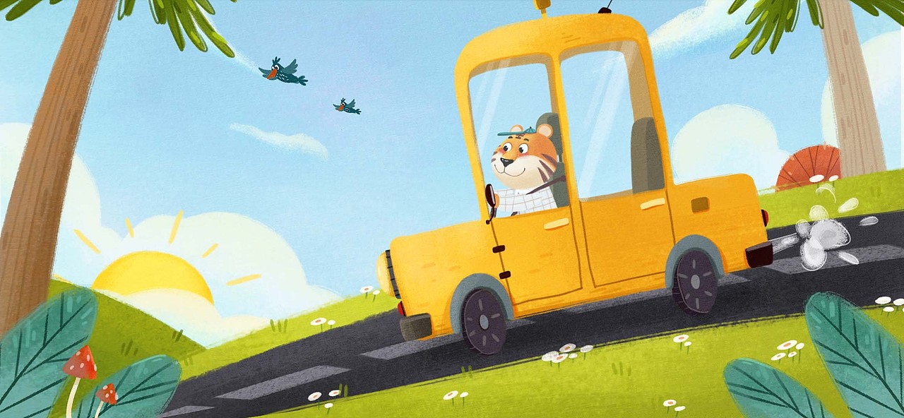 虎年-打工人的一天（圖ZMzE5NTU1MjA4） - 繪本 - 站酷設(shè)計師爬行的胖鳥兒原創(chuàng)素材 - 站酷ZCOOL