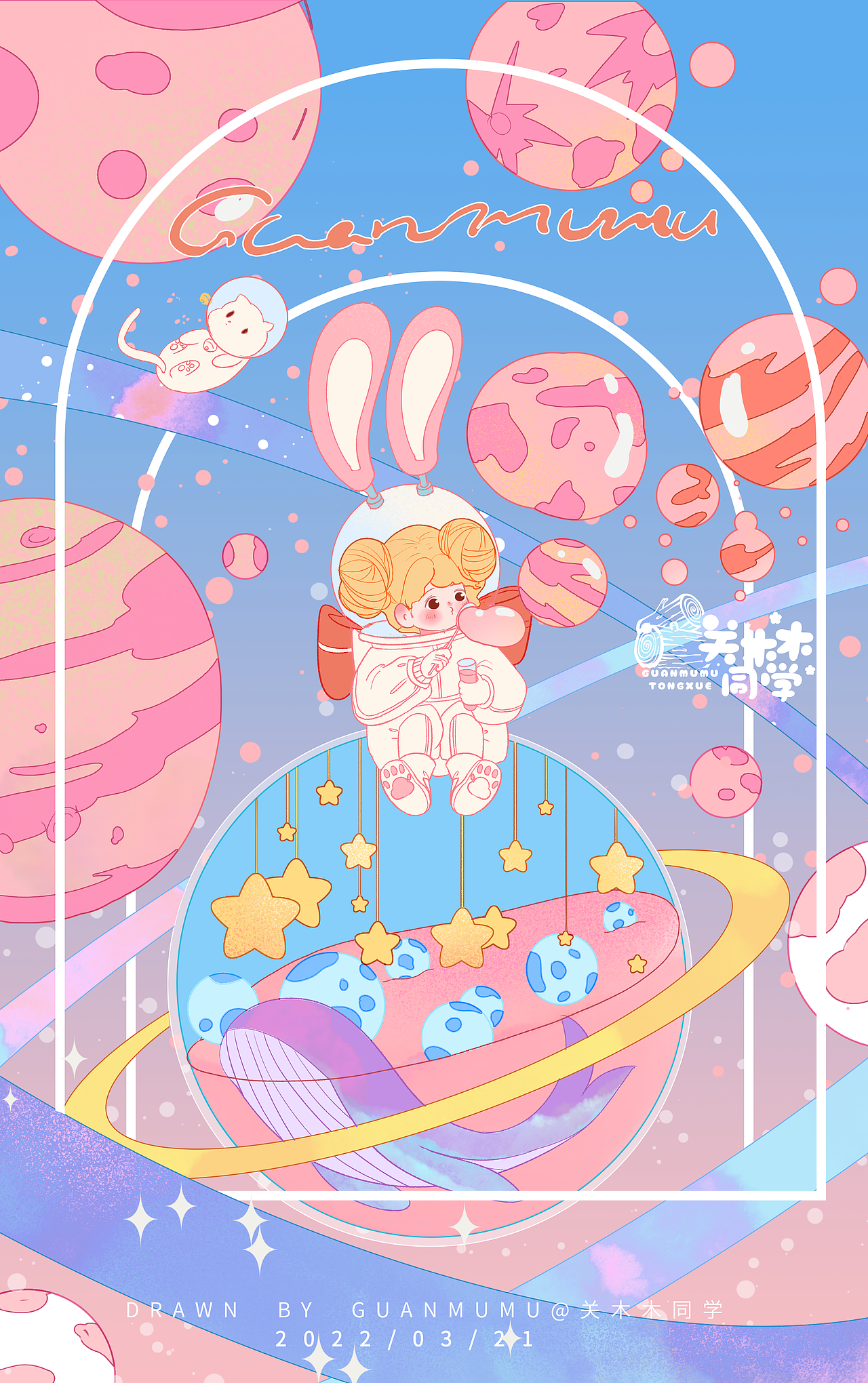 合集丨三四月画的一些可爱的图（图ZMzAwNDQ2NjIw） - 创作习作 - 站酷设计师关木木同学原创素材 - 站酷ZCOOL