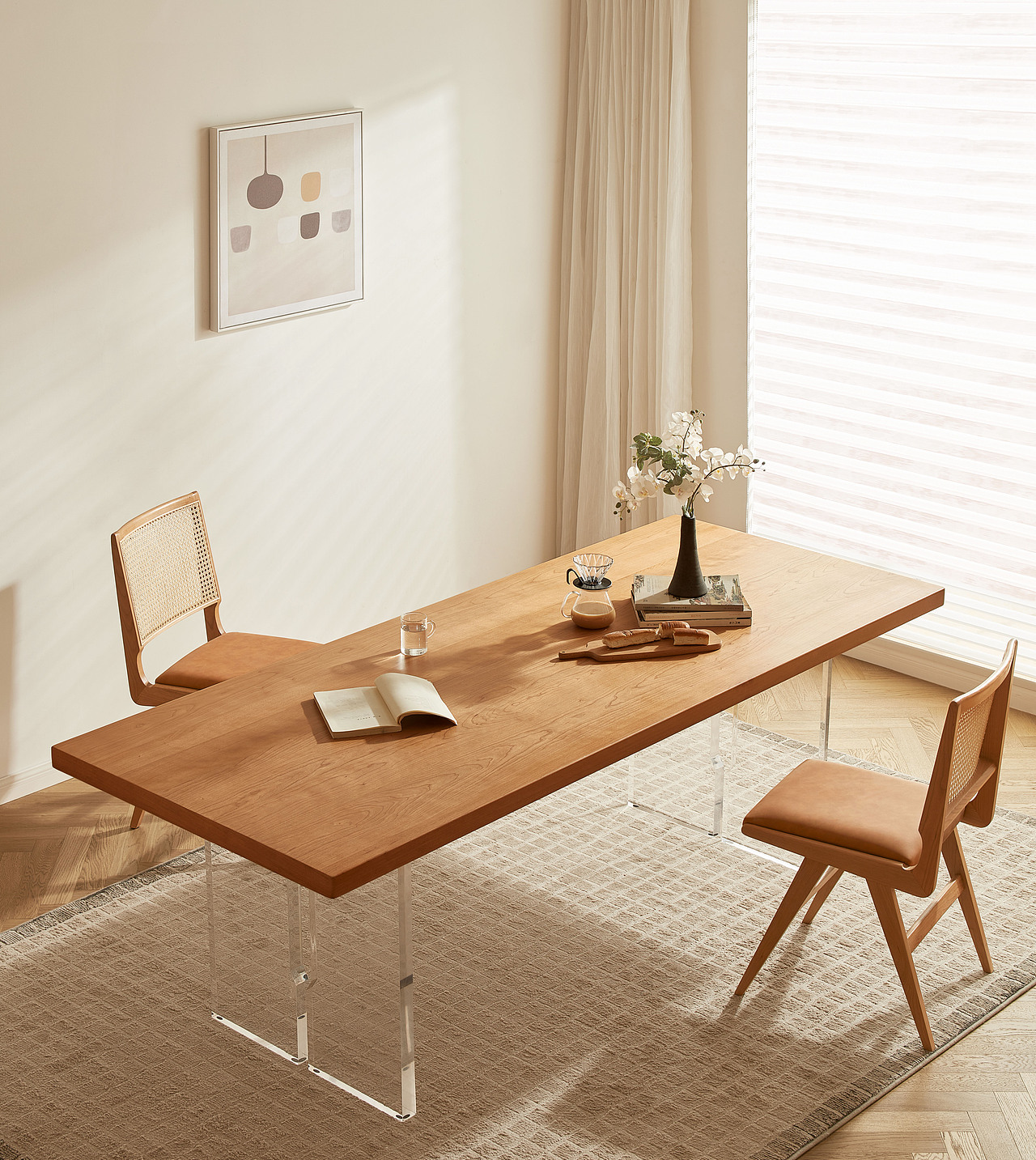 家具设计丨恬野亚克力餐桌（图ZMjk4NzM1NTMy） - 生活用品 - 站酷设计师萝卜就热茶原创素材 - 站酷ZCOOL