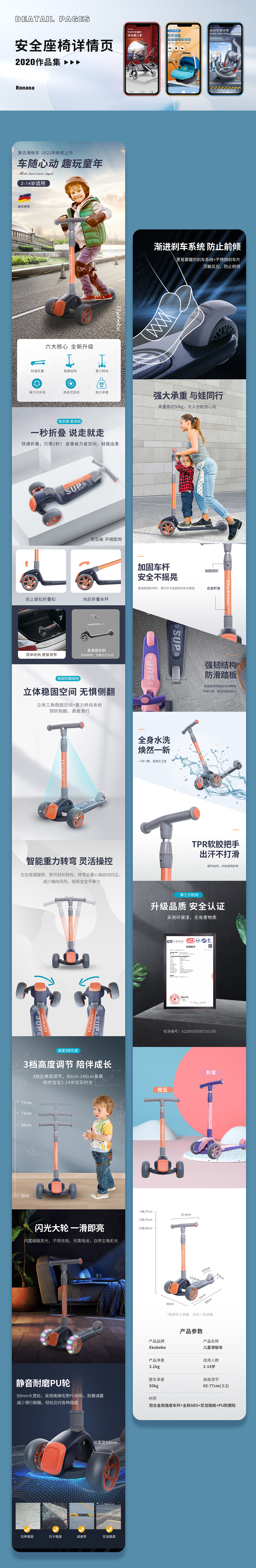 安全座椅详情页集合