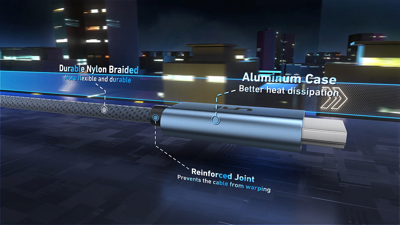 uni | Type-c to HDMI 数据线动态视频