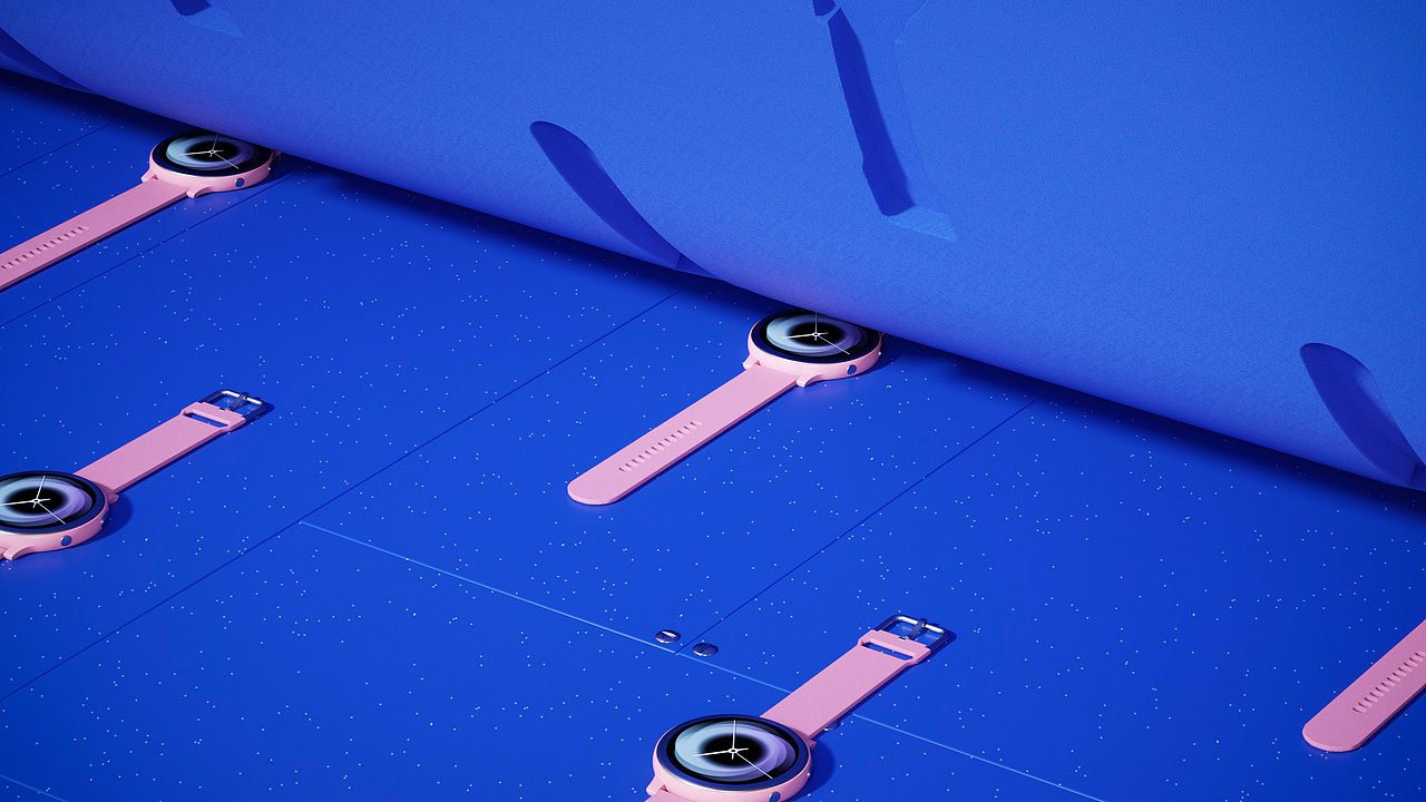 (克莱因蓝)手表动画