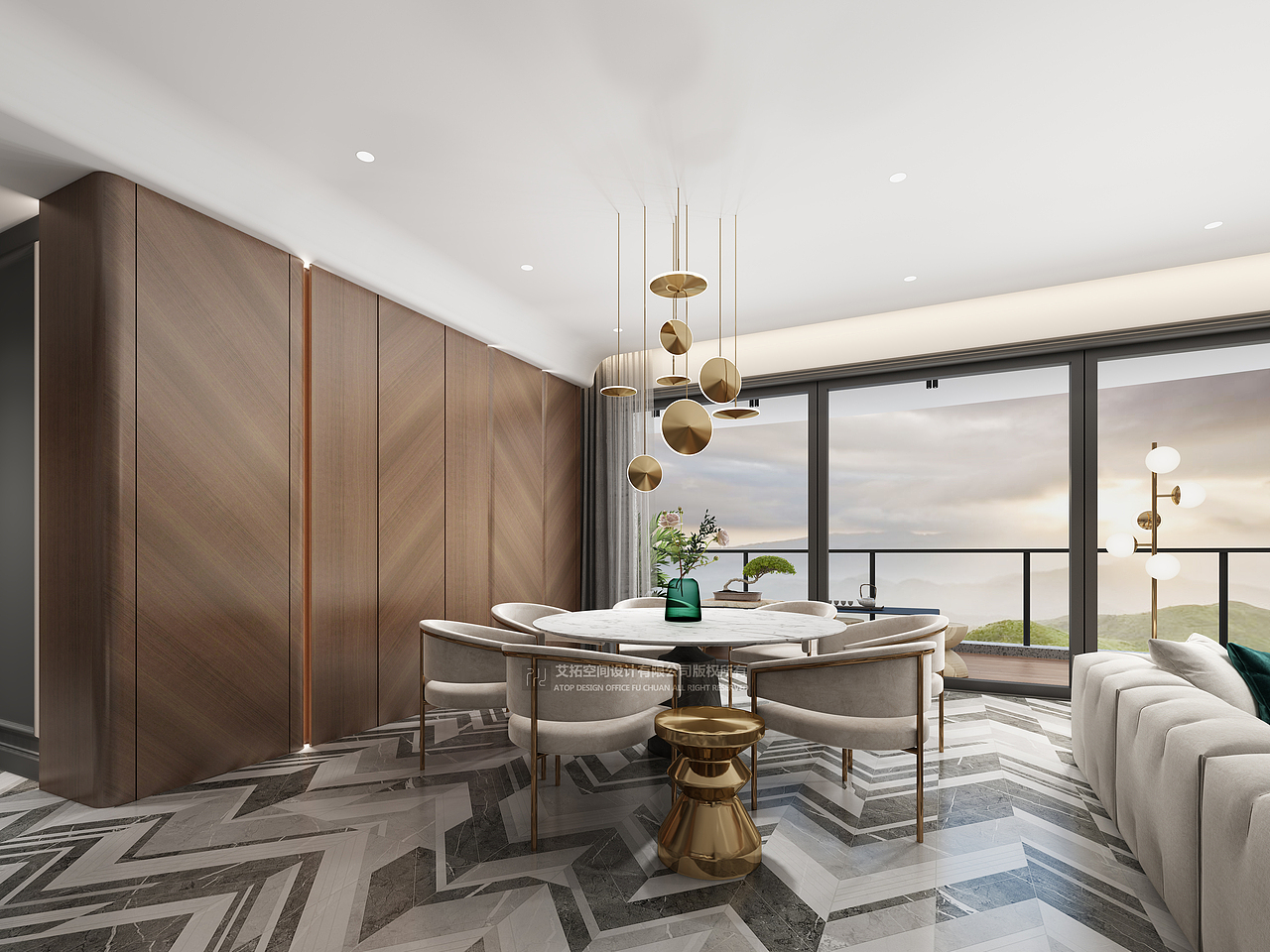 深圳装修:香蜜湖顶级豪宅兰江山第,设计中的高级感!