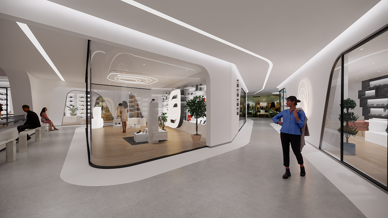 旧改 | 鞋城商业店铺更新（图ZMzA5NTQxNDky） - 建筑设计 - 站酷设计师Along设计作品集原创素材 - 站酷ZCOOL