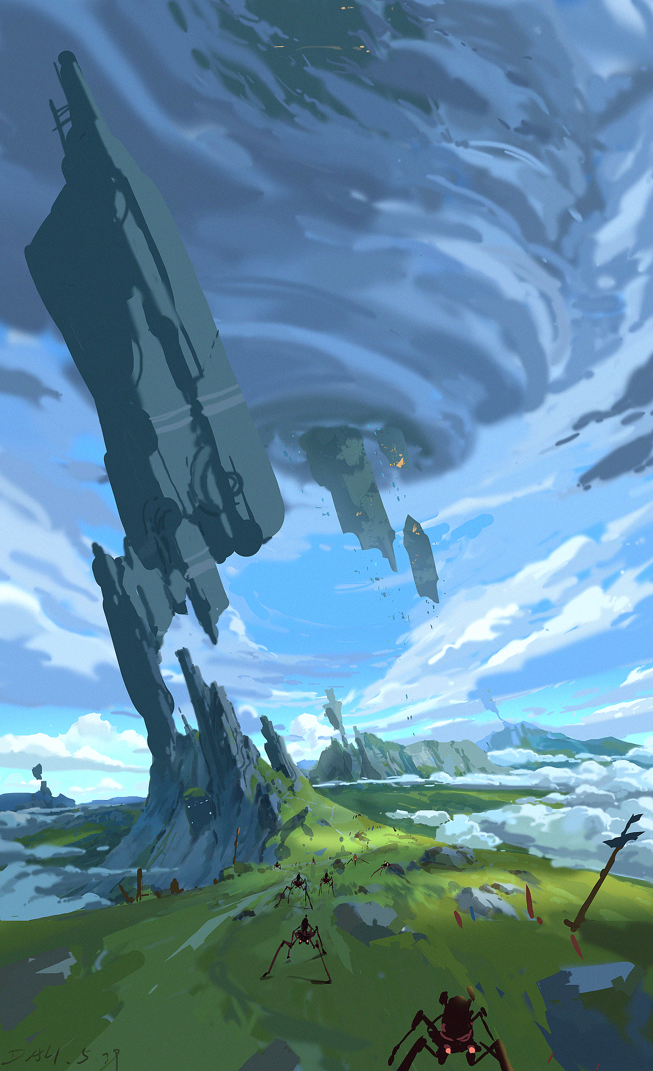 風(fēng)暴過后（圖ZMzA3NDAwNzAw） - 概念設(shè)定 - 站酷設(shè)計師ZHDALI原創(chuàng)素材 - 站酷ZCOOL