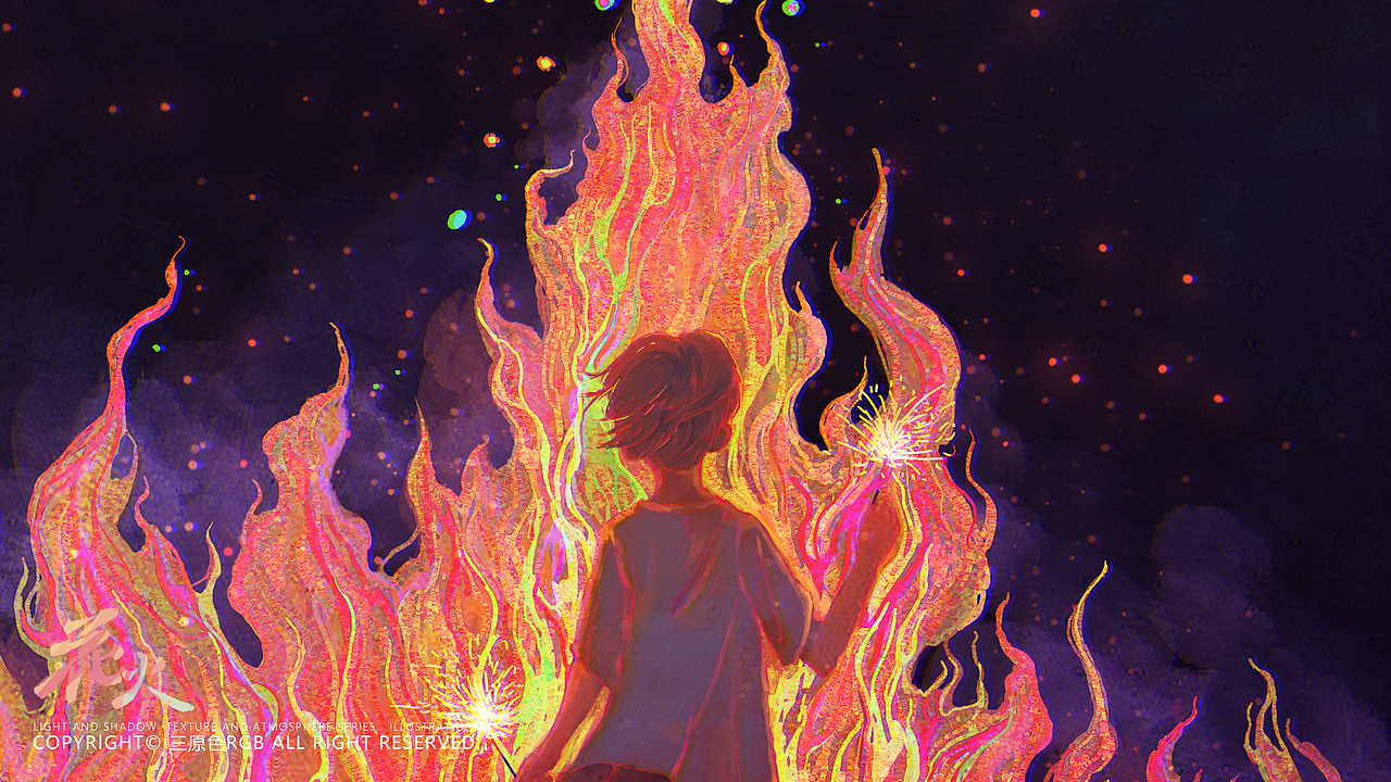 花火系列插画（图ZMzY3NTg4NzAw） - 艺术插画 - 站酷设计师三原色RGB原创素材 - 站酷ZCOOL