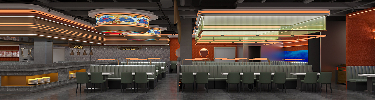 海鲜自助烤肉设计