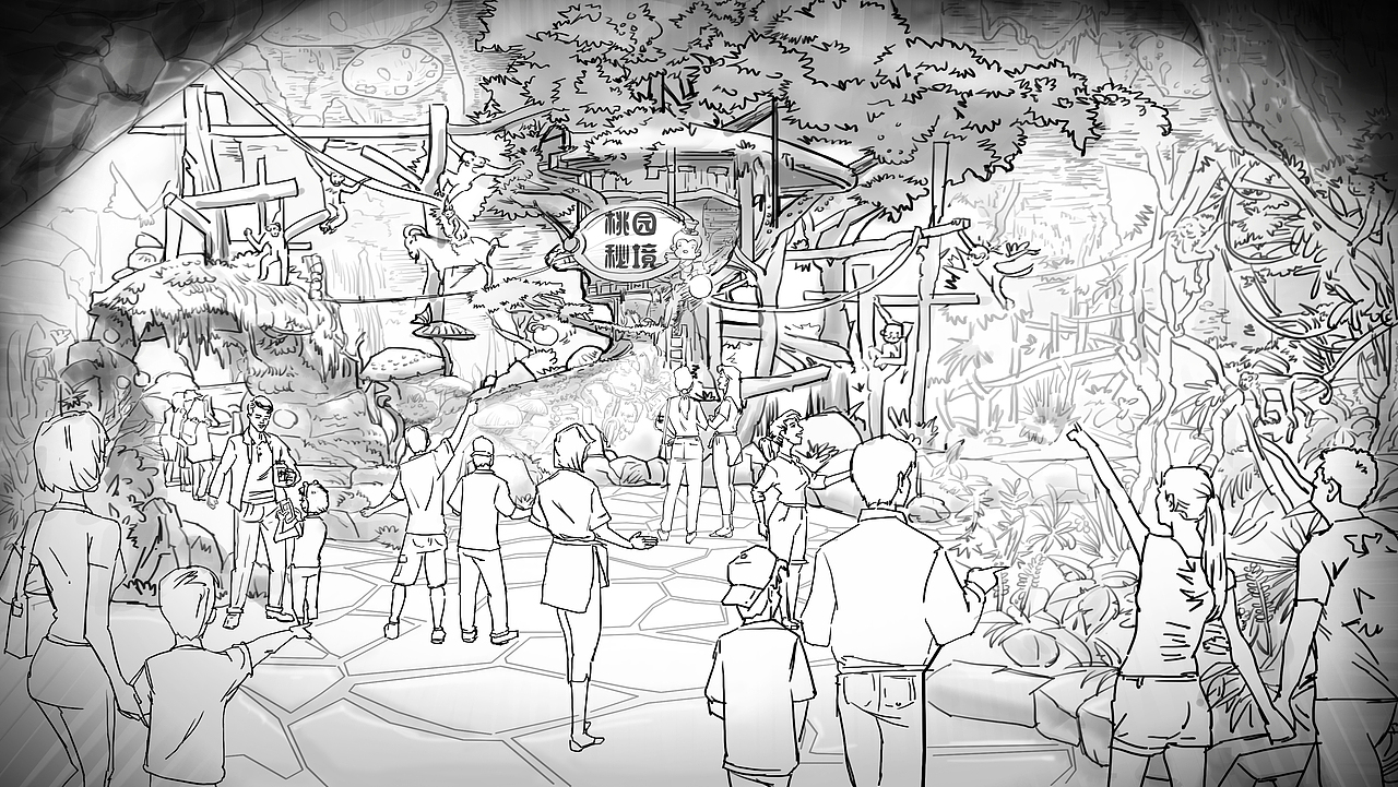 主题乐园（图ZMzExOTg2NjIw） - 绘画 - 站酷设计师于泰酉原创素材 - 站酷ZCOOL