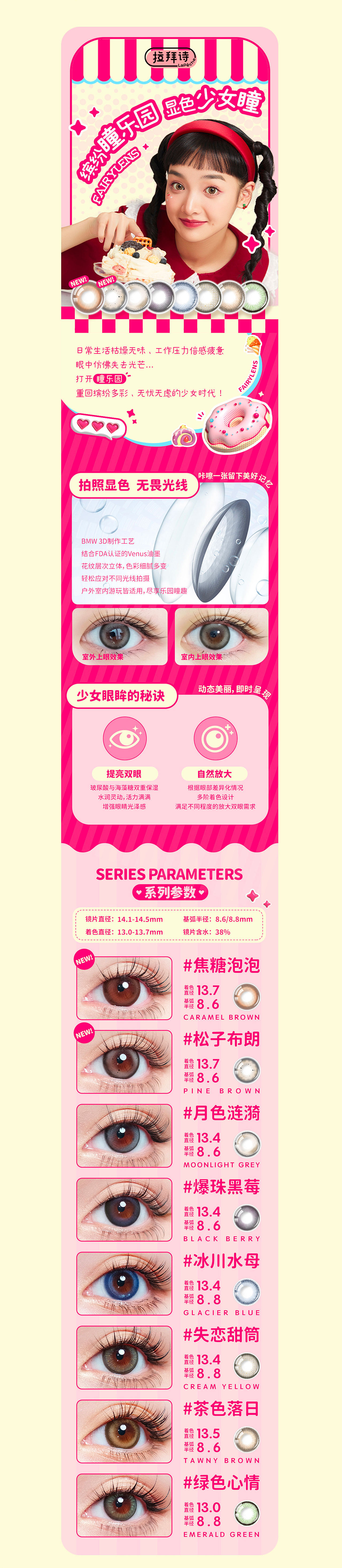 拉拜诗瞳乐园半年抛｜电商详情页｜网页设计（图ZMzU3Njc5MzY4） - 电商 - 站酷设计师ET包装原创素材 - 站酷ZCOOL