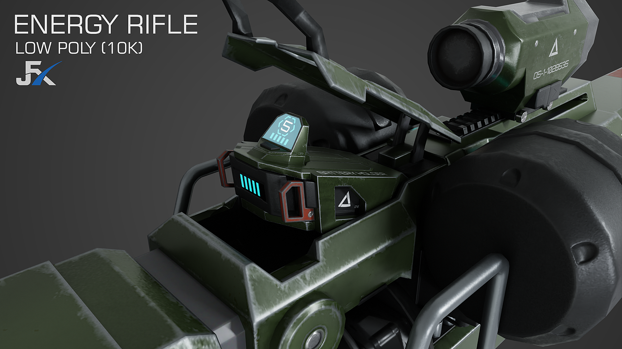 【blender】能量步枪（图ZMzQ3MDYyNjA4） - 产品 - 站酷设计师动画肝帝原创素材 - 站酷ZCOOL