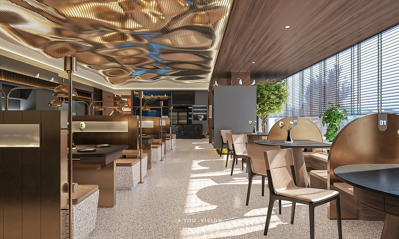 餐饮店效果表现（图ZMzU1MTk3Mjg0） - 酒店餐饮设计 - 站酷设计师AreYou丶原创素材 - 站酷ZCOOL