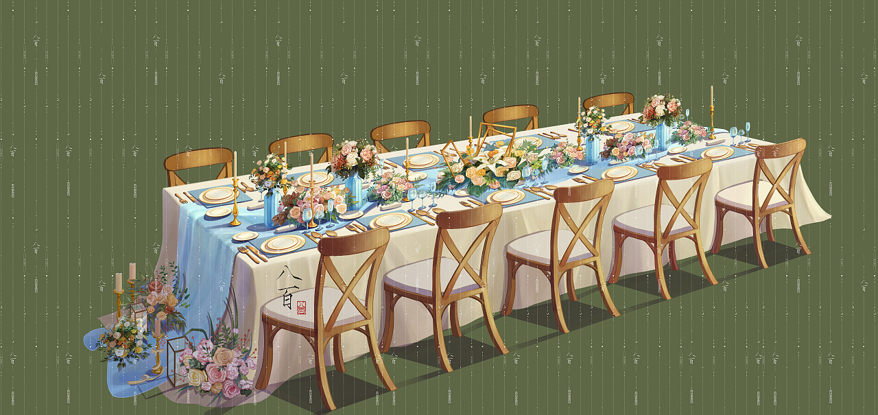 现代婚嫁客单合集（图ZMzYwNTgzMDgw） - 艺术插画 - 站酷设计师八百是我原创素材 - 站酷ZCOOL