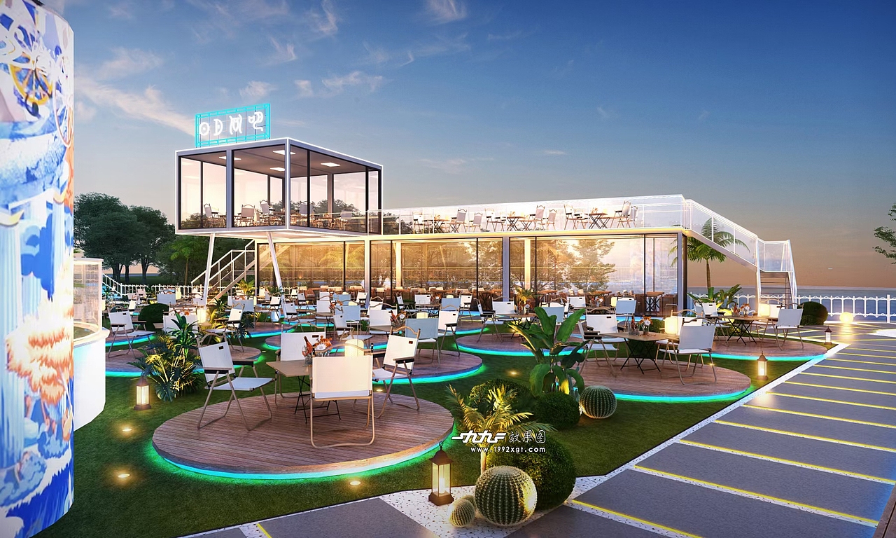 露天餐饮酒吧