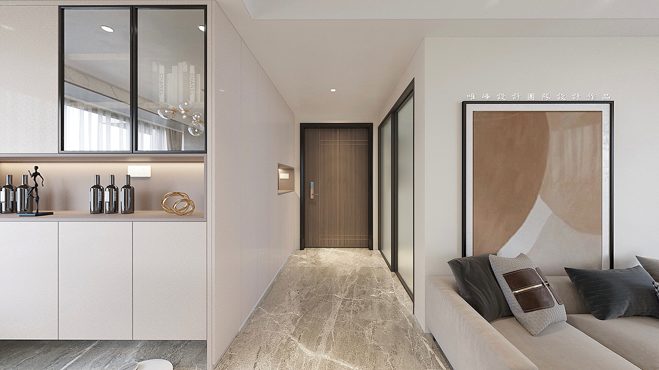 深圳口山设计:光明·星河天地,简约风的家才耐看!