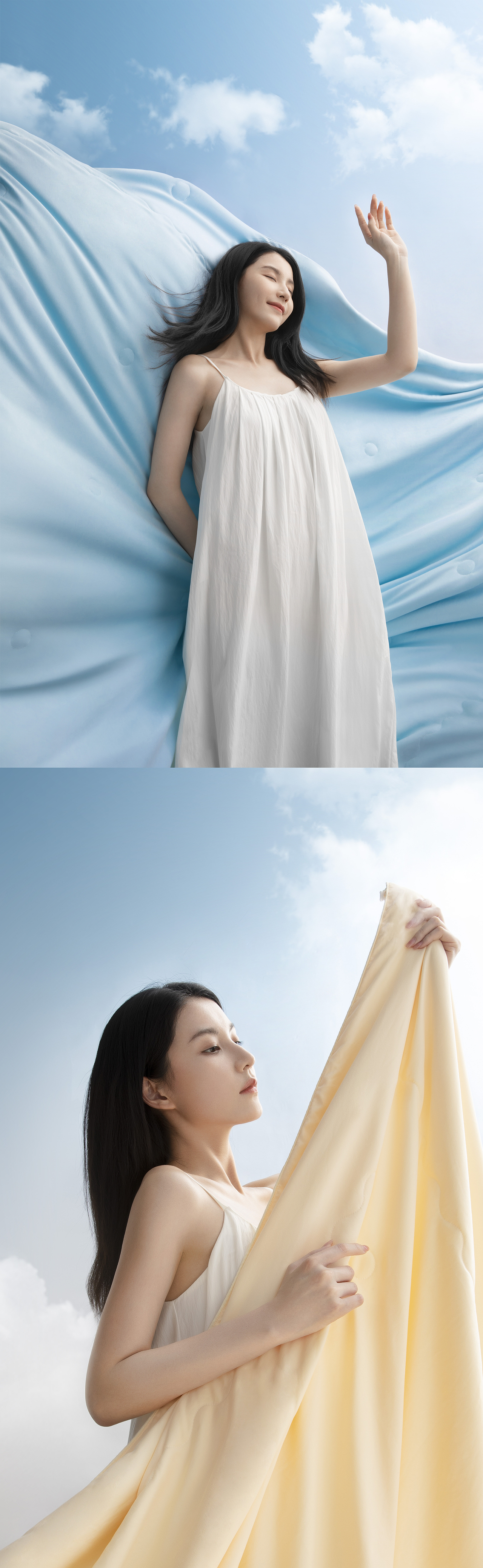 夏凉被拍摄/三利生活家