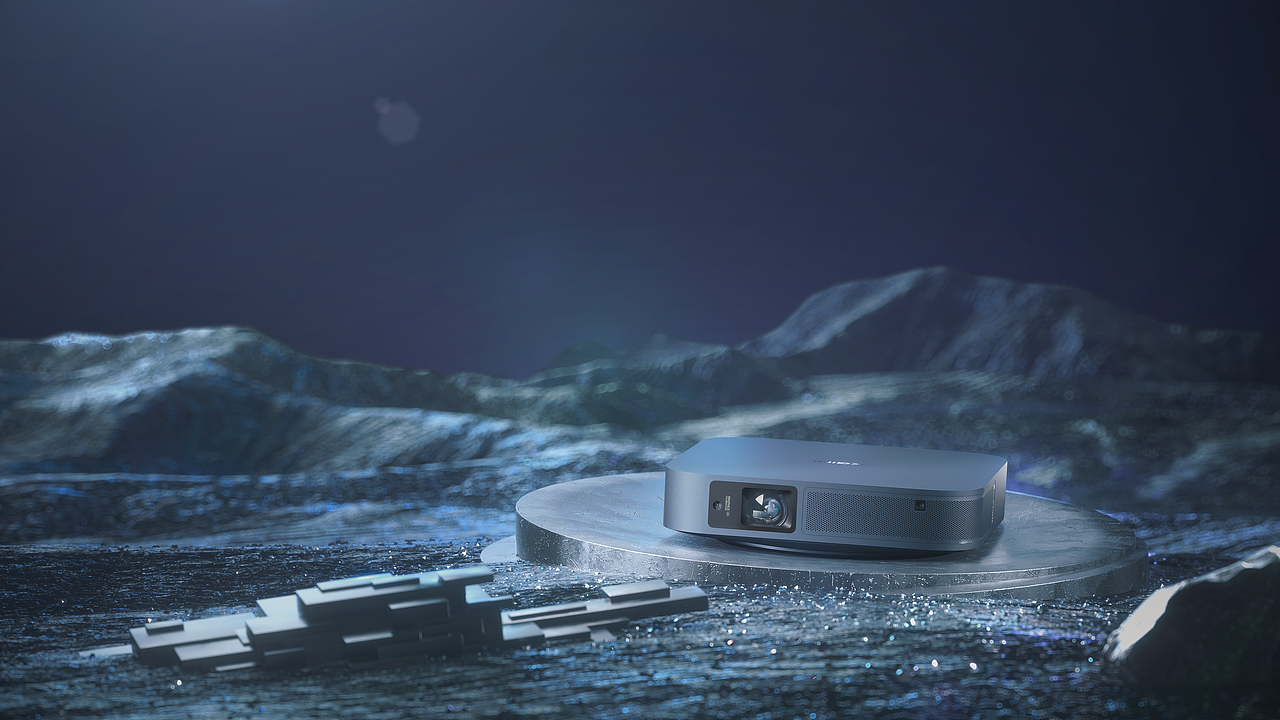 极米投影仪_渲染